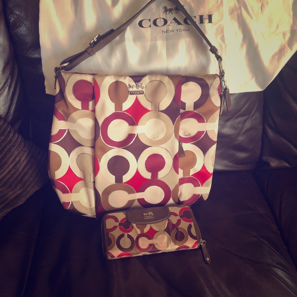 Authentic Coach Hobo style bag